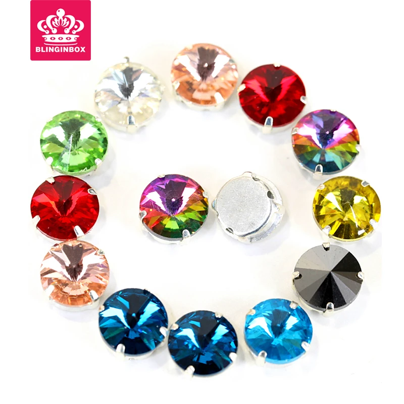 Round Rivoli Many Colors Sew On Claw Rhinestone Crystal Glass Strass Sew On Rhinestone Sewing Stones Wedding Decorations Y1770
Round Rivoli Many Colors Sew On Claw Rhinestone Crystal Glass Strass Sew On Rhinestone Sewing Stones Wedding Decorations Y1770