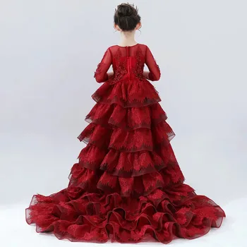 2019 Good-Quality Children Girls Gorgeous Fashion Dance Model T-Show Performance Long Tail Dress Kids Evening Party Prom Dress
2019 Good-Quality Children Girls Gorgeous Fashion Dance Model T-Show Performance Long Tail Dress Kids Evening Party Prom Dress