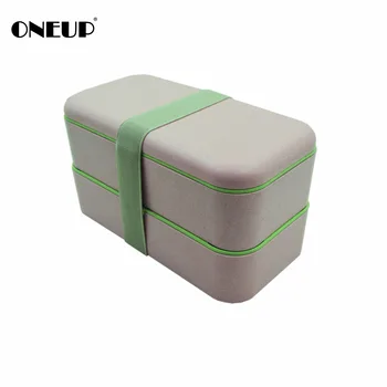 ONEUP Lunch box Japanese bento box Wheat straw degradable material Double-layer combination Portable food container storage
ONEUP Lunch box Japanese bento box Wheat straw degradable material Double-layer combination Portable food container storage