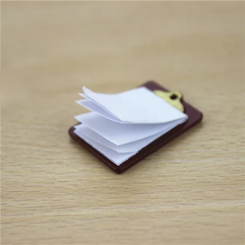 1:12 Scale BJD Write the book notebook Write Plywood clip Dollhouse Miniature Toy Doll Food Kitchen living room Accessories
1:12 Scale BJD Write the book notebook Write Plywood clip Dollhouse Miniature Toy Doll Food Kitchen living room Accessories