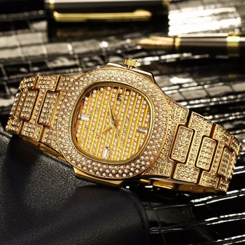 Gold Watch Men Luxury Brand Diamond Mens Watches patek Top Luxury FF Iced Out Male Quartz Watch Unique Valentines Gifts For Men
Gold Watch Men Luxury Brand Diamond Mens Watches patek Top Luxury FF Iced Out Male Quartz Watch Unique Valentines Gifts For Men
