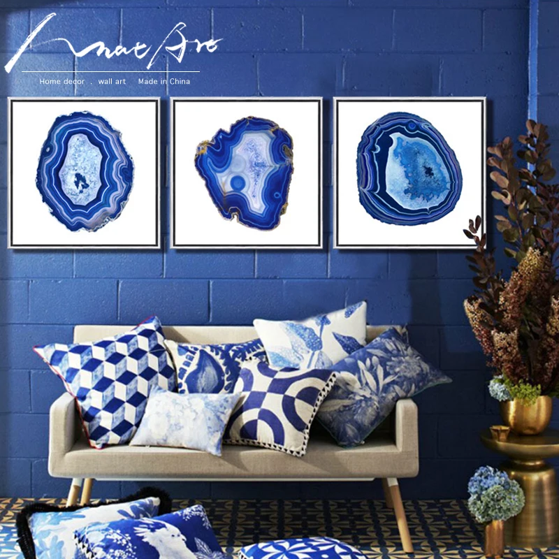 blue Gemstone Agate Printable Mineral nordic Poster abstract painting Print Decorative Home Wall art pop for living room
blue Gemstone Agate Printable Mineral nordic Poster abstract painting Print Decorative Home Wall art pop for living room