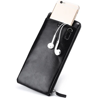 2019 Leather Men Women Long Zip Wallet Coin Card Holder Soft Leather Phone Card Female Clutch Ultra-thin Wallet
2019 Leather Men Women Long Zip Wallet Coin Card Holder Soft Leather Phone Card Female Clutch Ultra-thin Wallet