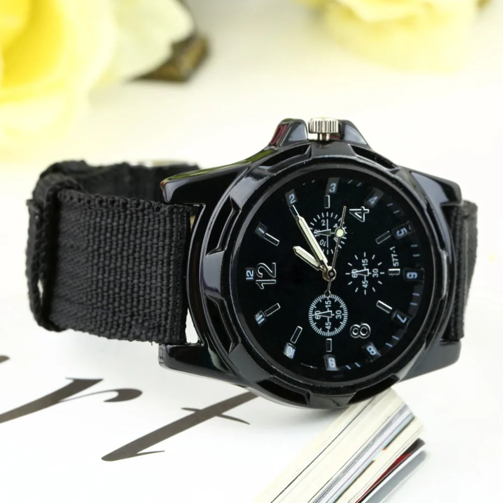 OUTAD 1pcs Analog Luminous Quartz Wrist Watch Canvas Belt Men Male Army Military Sport Style relogio masculino Gift For Boys
OUTAD 1pcs Analog Luminous Quartz Wrist Watch Canvas Belt Men Male Army Military Sport Style relogio masculino Gift For Boys
