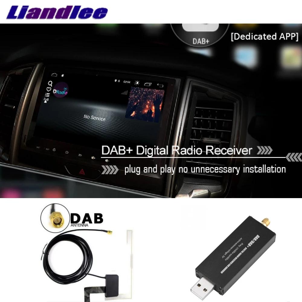 Liandlee DABDAB+ Digital Radio Receiver Broadcasting Universal USB For Android Navigation Car GPS Multimedia Car DVD In Europe 3