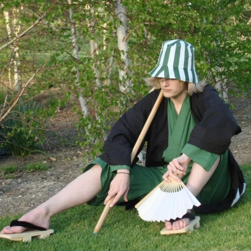 Urahara Kisuke cosplay costumes kimono Japanese anime BLEACH clothing Halloween costumes Spot supply full set
Urahara Kisuke cosplay costumes kimono Japanese anime BLEACH clothing Halloween costumes Spot supply full set