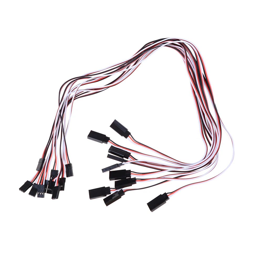 New 10Pcs 500mm Extension Male to Female Servo Wire Lead Cable For RC Futaba JR 50cm
New 10Pcs 500mm Extension Male to Female Servo Wire Lead Cable For RC Futaba JR 50cm