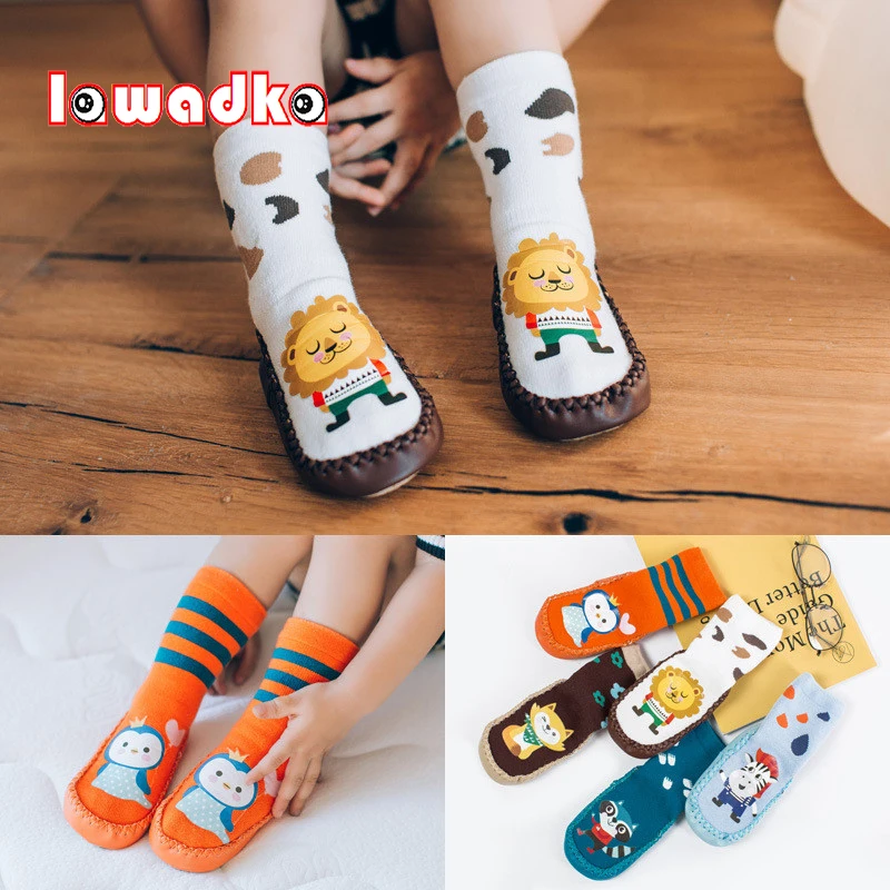 Lawadka Newborn Baby Socks Cartoon Toddler Socks Winter Warm Anti-skid Leather Bottom Baby Floor Socks
Lawadka Newborn Baby Socks Cartoon Toddler Socks Winter Warm Anti-skid Leather Bottom Baby Floor Socks