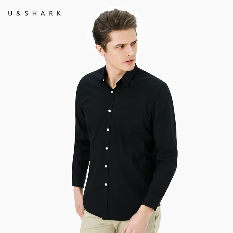 U&SHARK 2018 Autumn Vintage Black Oxford Shirts Long Sleeve Mens Dress Shirts 100% Cotton Men Blouse Retro Style Casual Shirts
U&SHARK 2018 Autumn Vintage Black Oxford Shirts Long Sleeve Mens Dress Shirts 100% Cotton Men Blouse Retro Style Casual Shirts
