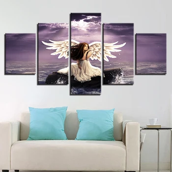 5D Diamond Painting 5 Piece Girl Angel Wings And Sea Water pattern Cross Stitch Full Diamond Embroidery Diamond Mosaic,stickers
5D Diamond Painting 5 Piece Girl Angel Wings And Sea Water pattern Cross Stitch Full Diamond Embroidery Diamond Mosaic,stickers