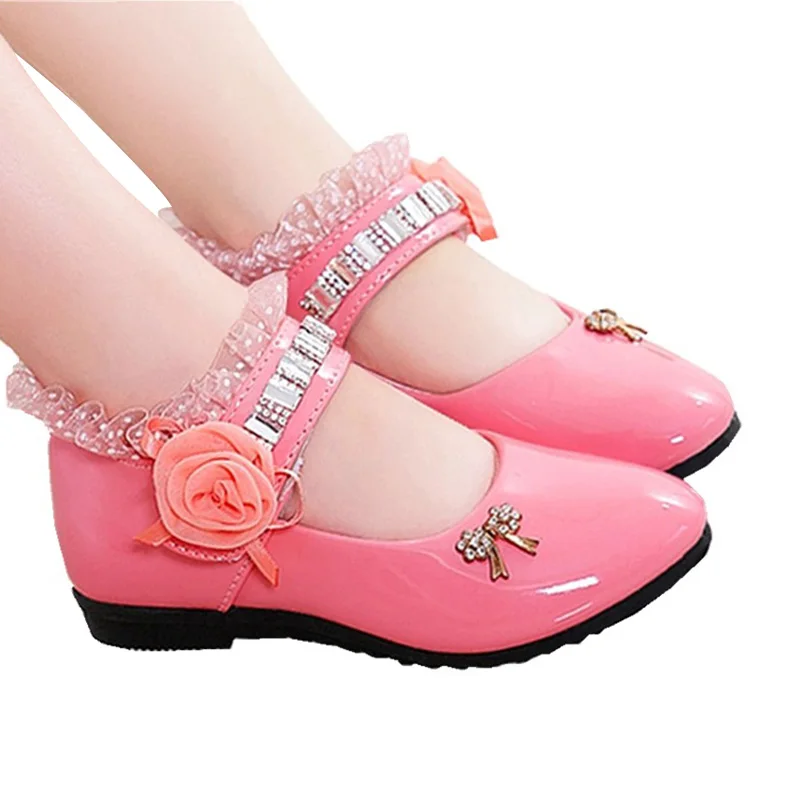 Girls Shoes 2018 Spring PU Rhinestone Rose Flower Princess Party Elegant Wedding Shoes for Girls Flat Casual Leather Kids Shoes
Girls Shoes 2018 Spring PU Rhinestone Rose Flower Princess Party Elegant Wedding Shoes for Girls Flat Casual Leather Kids Shoes