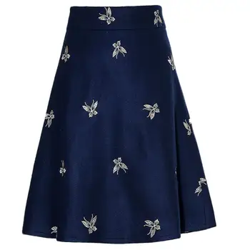 plus size 4XL winter embroidery woolen skirt women printed high waist wool blends knee-length a-line skirt
plus size 4XL winter embroidery woolen skirt women printed high waist wool blends knee-length a-line skirt
