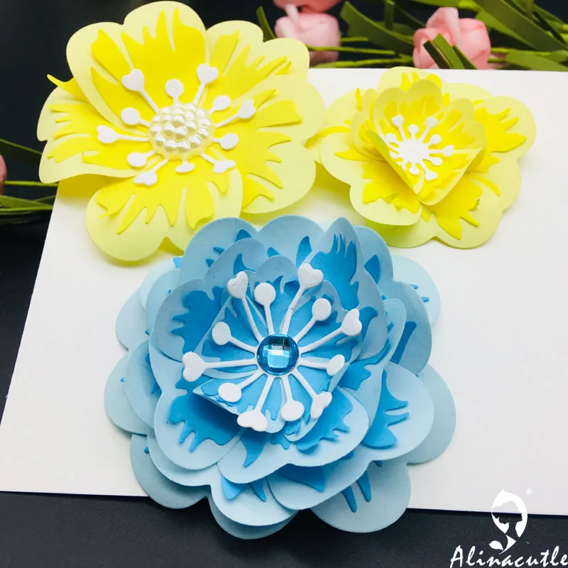 Die cut metal cutting die layered flower Alinacraft Scrapbooking album papercraft handmade card stencil art cutter punch die
Die cut metal cutting die layered flower Alinacraft Scrapbooking album papercraft handmade card stencil art cutter punch die