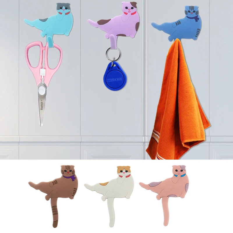 Cute Magnetic Fridge Magnet Multi-function Cat Wall-hung Key Hanging Refrigerator Message Note Press Sticker Hook Door Home Deco
Cute Magnetic Fridge Magnet Multi-function Cat Wall-hung Key Hanging Refrigerator Message Note Press Sticker Hook Door Home Deco