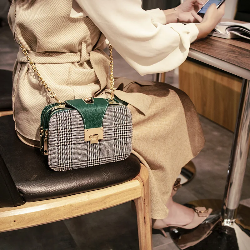 Bags For Women 2018 Leather Handbag Ladies Luxury Designer Brand Crossbody Shoulder Plaid Bag High Quality Small Clutch
Bags For Women 2018 Leather Handbag Ladies Luxury Designer Brand Crossbody Shoulder Plaid Bag High Quality Small Clutch