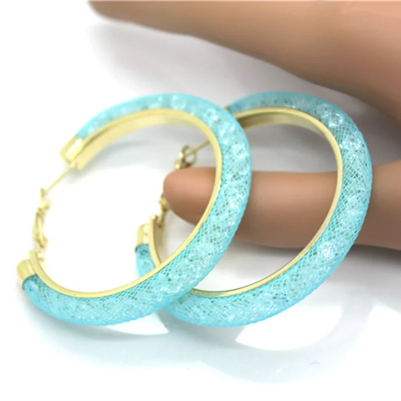 10 Colors Earrings Circles Jewelry Ornaments Gold Hoop Earrings With Full Crystal Mesh Chain 2016 New Women Earrings
10 Colors Earrings Circles Jewelry Ornaments Gold Hoop Earrings With Full Crystal Mesh Chain 2016 New Women Earrings