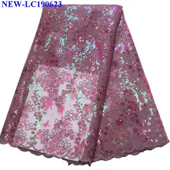 Best Selling African Lace Fabric Nigerian French Fabric 2019 High Quality African French Tulle Lace Fabric with sequins DS-004
Best Selling African Lace Fabric Nigerian French Fabric 2019 High Quality African French Tulle Lace Fabric with sequins DS-004