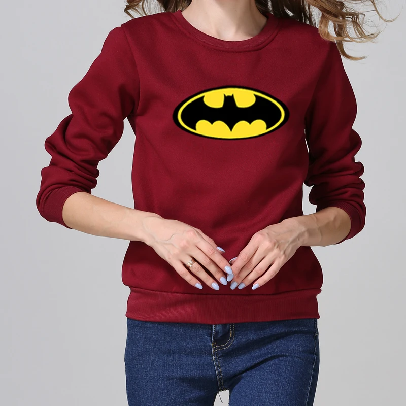 Cartoon Batman Printed Female Casual Fleece Sweatshirt 2017 New Autumn Fashion Hoodies Women Kawaii Punk Tracksuit Drop Shipping
Cartoon Batman Printed Female Casual Fleece Sweatshirt 2017 New Autumn Fashion Hoodies Women Kawaii Punk Tracksuit Drop Shipping