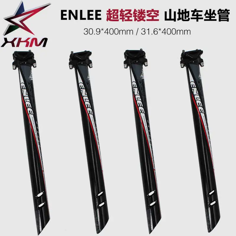 

ENLEE 30.9mm/31.6mm 400mm Bike Seat Post Aluminum Alloy MTB Mountain Road Bicycle Seatpost Cycling Light Weight Straight Top