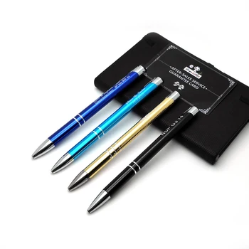 NEW Cute luxury gold ballpoint pens 70pcs a lot custom with your own text bext wedding gifts company party gifts free logo made
