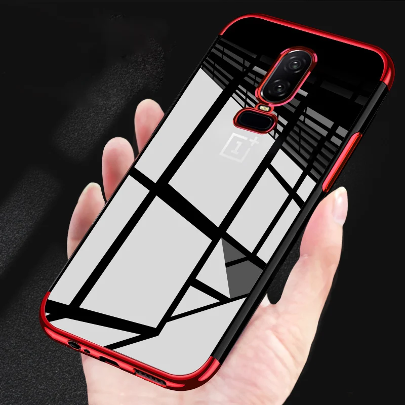 Oneplus 6 Case Cover Transparent Ultra-thin Soft Silicone Silm Plating TPU Back Cover For Oneplus6T OnePlus6 Cases Phone Coque
Oneplus 6 Case Cover Transparent Ultra-thin Soft Silicone Silm Plating TPU Back Cover For Oneplus6T OnePlus6 Cases Phone Coque