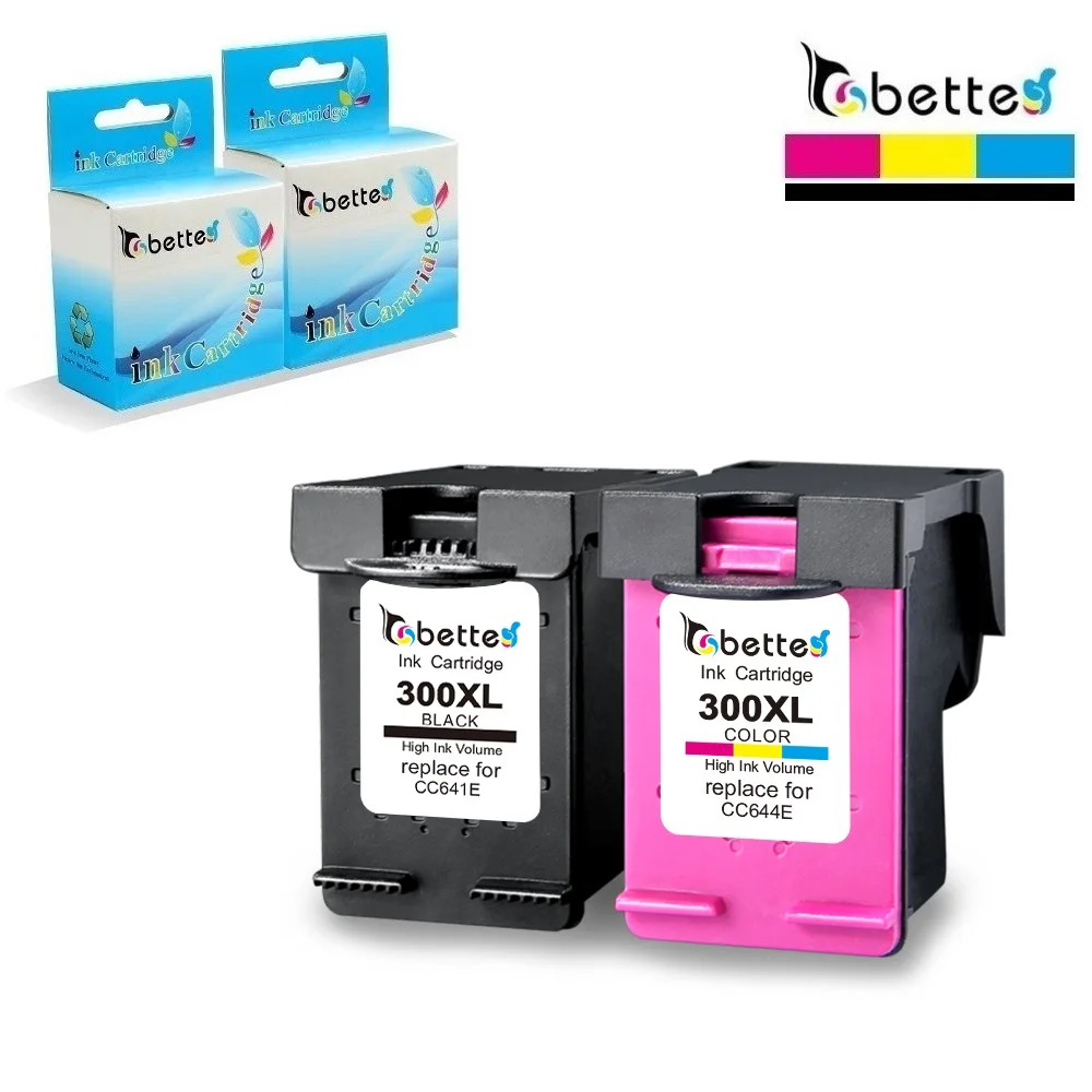 BETTE Ink Cartridges Replacement for HP 300 300XL hp300 Deskjet D1660 D2560 D2660 D5560 F2420 F2480 F2492 ENVY D410a D410b D411a 
BETTE Ink Cartridges Replacement for HP 300 300XL hp300 Deskjet D1660 D2560 D2660 D5560 F2420 F2480 F2492 ENVY D410a D410b D411a