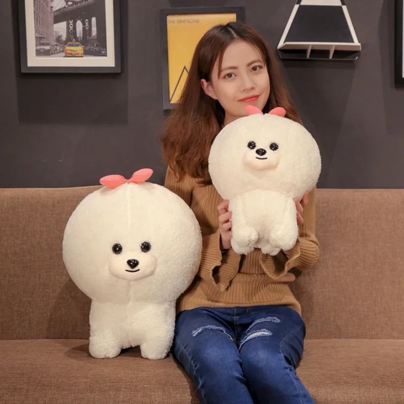 White Bichon Frise Plush Toy Lovely Puppy Stuffed Dog Cartoon Pet Kawaii Fluffy Baby Doll Birthday Gift for Children and Girl
White Bichon Frise Plush Toy Lovely Puppy Stuffed Dog Cartoon Pet Kawaii Fluffy Baby Doll Birthday Gift for Children and Girl