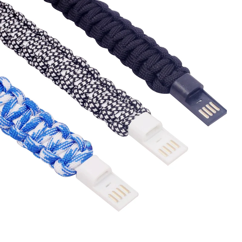 Military Emergency Multifunction Paracord USB Bracelet Cable Outdoor Portable Camping Wrist Strap for Android Paracord Rope
Military Emergency Multifunction Paracord USB Bracelet Cable Outdoor Portable Camping Wrist Strap for Android Paracord Rope