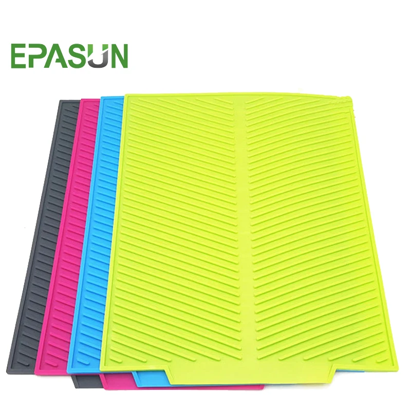Фото EPASUN силиконовый коврик для сушки посуды термостойкий Коврик - купить