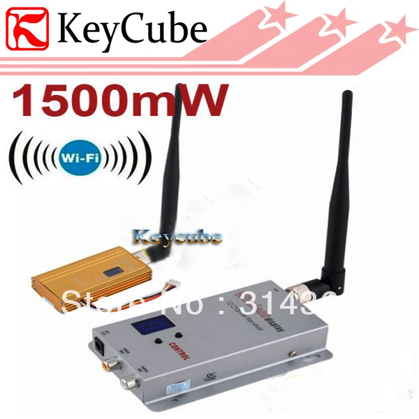 1.2GHz 1500mW Wireless AV Transmitter and 8 Channels Wireless AV Receiver, Audio/Video Output For FPV
1.2GHz 1500mW Wireless AV Transmitter and 8 Channels Wireless AV Receiver, Audio/Video Output For FPV