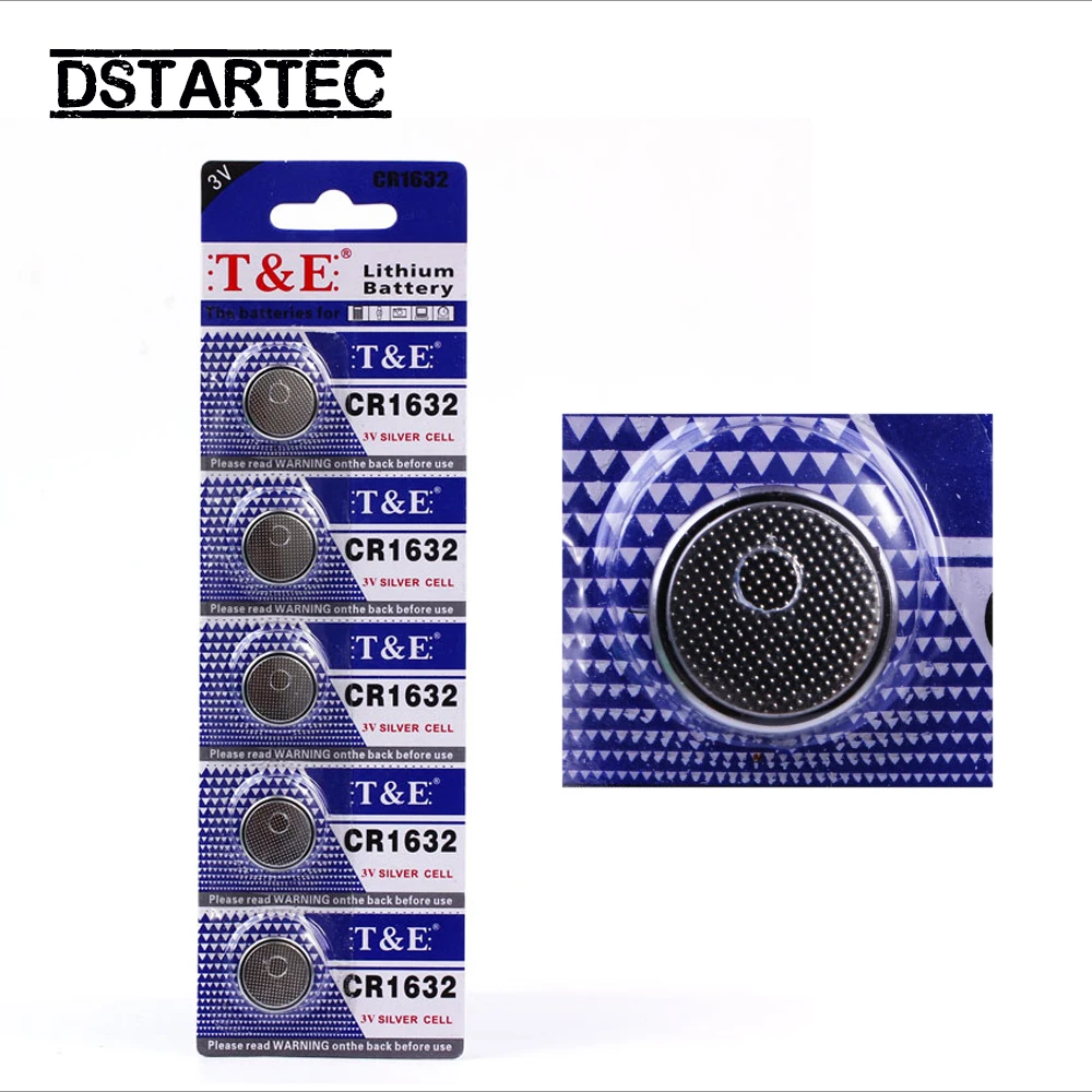 5PCS=1 Card 30mAh CR1632 3V Cell Coin Button Batteries CR1632 CR 1632 ECR1632 DL1632 KCR1632 LM1632 KL1632 Lithium Battery
5PCS=1 Card 30mAh CR1632 3V Cell Coin Button Batteries CR1632 CR 1632 ECR1632 DL1632 KCR1632 LM1632 KL1632 Lithium Battery