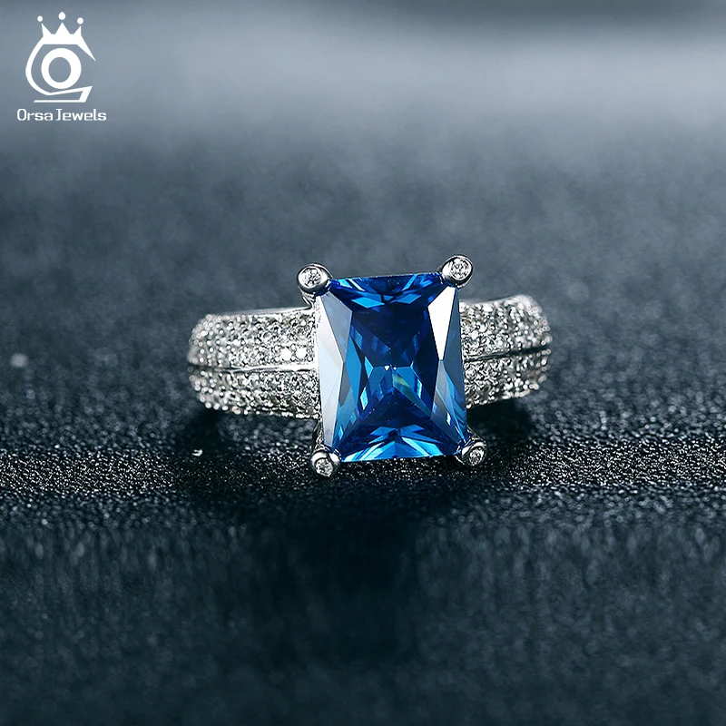 ORSA JEWELS Women Wedding Rings With Large Square Ocean Blue Cubic Zircon Luxury Engagement Party For Women Ring Jewelry AOR140
ORSA JEWELS Women Wedding Rings With Large Square Ocean Blue Cubic Zircon Luxury Engagement Party For Women Ring Jewelry AOR140