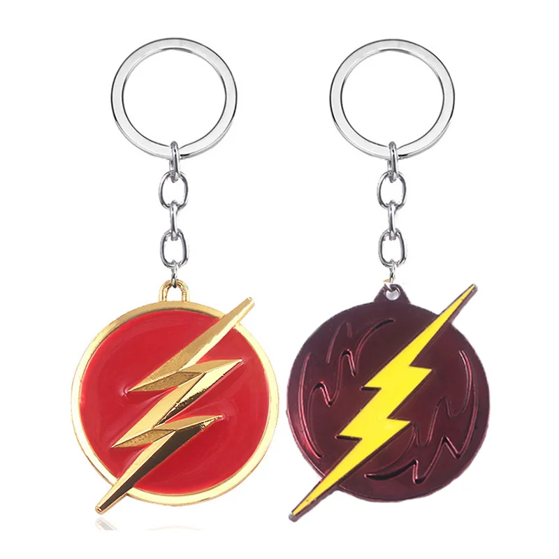 Movie The Flash Lightning Metal Keychains For Men Car Keyring Men Bag Accessories Jewelry
Movie The Flash Lightning Metal Keychains For Men Car Keyring Men Bag Accessories Jewelry