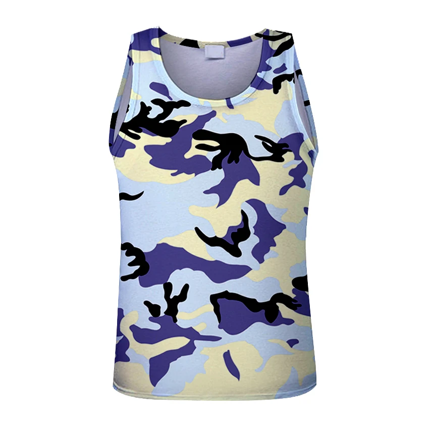 2018 new summer camouflage Movement tight top men bodybuilding good quality size Mens Singlet Sleeveless shirt
2018 new summer camouflage Movement tight top men bodybuilding good quality size Mens Singlet Sleeveless shirt
