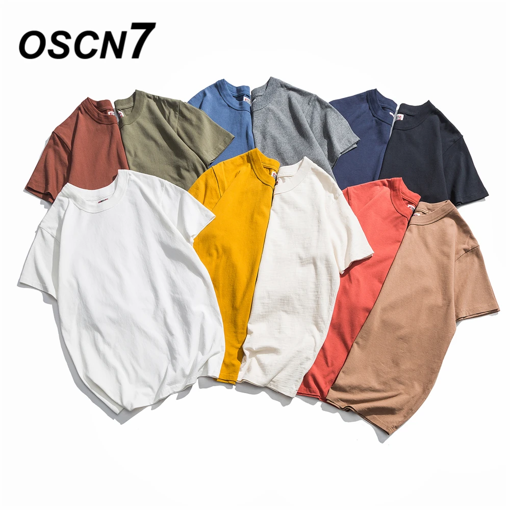 OSCN7 Round Neck Plain Short Sleeve Men's Casual T-shirt Men 2019 Summer Janpanese Streetwear Trend Hip Hop Top Tee Men R-9201
OSCN7 Round Neck Plain Short Sleeve Men's Casual T-shirt Men 2019 Summer Janpanese Streetwear Trend Hip Hop Top Tee Men R-9201