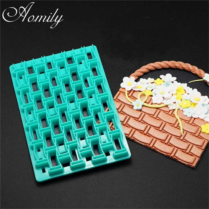 Aomily Grid Shaped Cake Chocolate Fondant Mold Plastic Printing Biscuits Cookies Cutter Embosser Gum Paste Cake Decoration Tools
Aomily Grid Shaped Cake Chocolate Fondant Mold Plastic Printing Biscuits Cookies Cutter Embosser Gum Paste Cake Decoration Tools