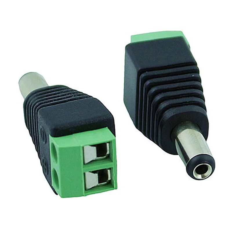 DC Power Connector 5.5x2.1mm for CCTV Security Camera, Male and Female DC Power Jack Adapter Socket
DC Power Connector 5.5x2.1mm for CCTV Security Camera, Male and Female DC Power Jack Adapter Socket