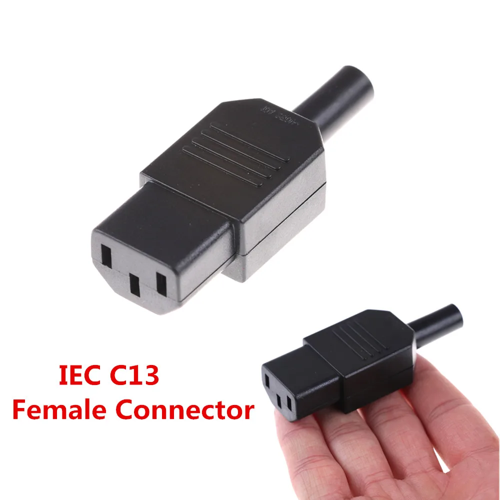 Black Rewirable 3pin IEC 320 C13 Female Plug Power Connector Socket 10A /250V IEC C13 Female Connector
Black Rewirable 3pin IEC 320 C13 Female Plug Power Connector Socket 10A /250V IEC C13 Female Connector