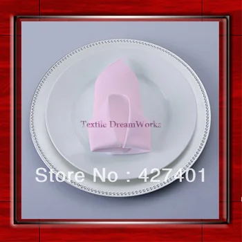 High Quality 50x50cm Light Pink Polyester Plain Napkin / Table Napkin / Hotel Napkin / Dinner Napkin (Factory Direct Sale) 
High Quality 50x50cm Light Pink Polyester Plain Napkin / Table Napkin / Hotel Napkin / Dinner Napkin (Factory Direct Sale)