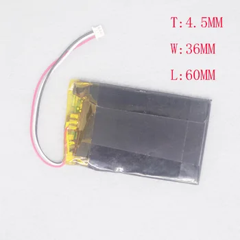 3.7V polymer lithium battery 3-wire 453660 MP3 MP4 small speaker storyteller battery 1000mAh
3.7V polymer lithium battery 3-wire 453660 MP3 MP4 small speaker storyteller battery 1000mAh