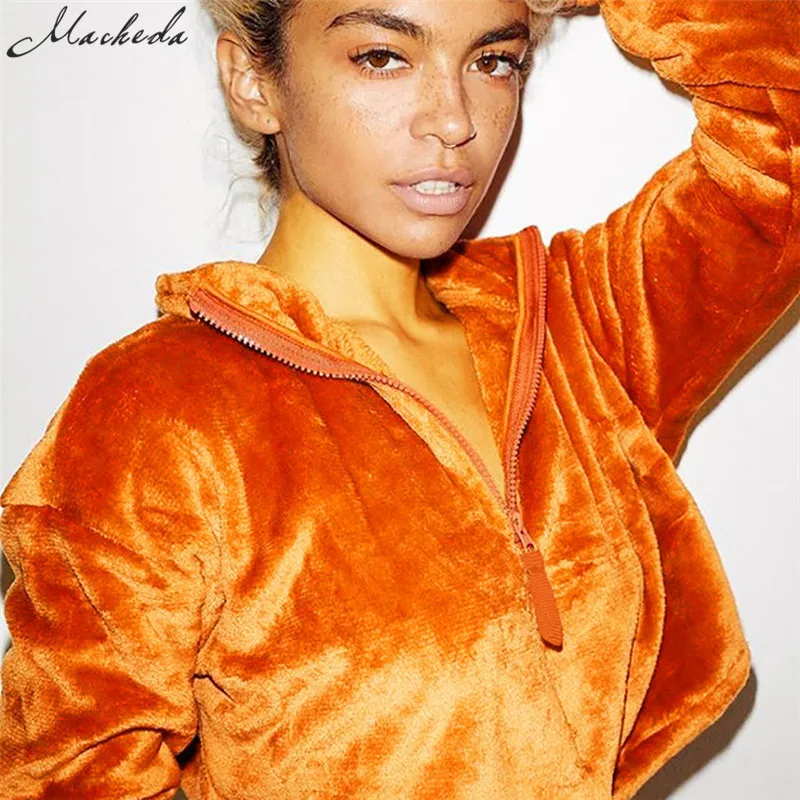 Macheda 2018 Autumn Solid Sweatshirt Female Turtleneck Zipper Long Sleeve Cropped Top Woman Casual Orange Pullovers Sweatshirt
Macheda 2018 Autumn Solid Sweatshirt Female Turtleneck Zipper Long Sleeve Cropped Top Woman Casual Orange Pullovers Sweatshirt