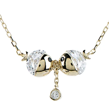 WANG Jewelry Select colour S925 silver kiss fish Female Pendant Clavicular chain New product Necklace
WANG Jewelry Select colour S925 silver kiss fish Female Pendant Clavicular chain New product Necklace
