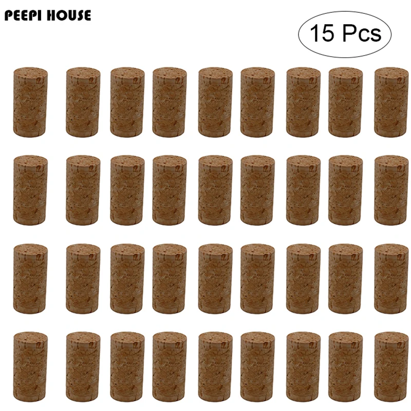 15 Pcs/lot #9 Wine Corks Wine Stoppers with agglomerated cork center and natural cork disk ends- 15/16" x 1 3/4"
15 Pcs/lot #9 Wine Corks Wine Stoppers with agglomerated cork center and natural cork disk ends- 15/16" x 1 3/4"