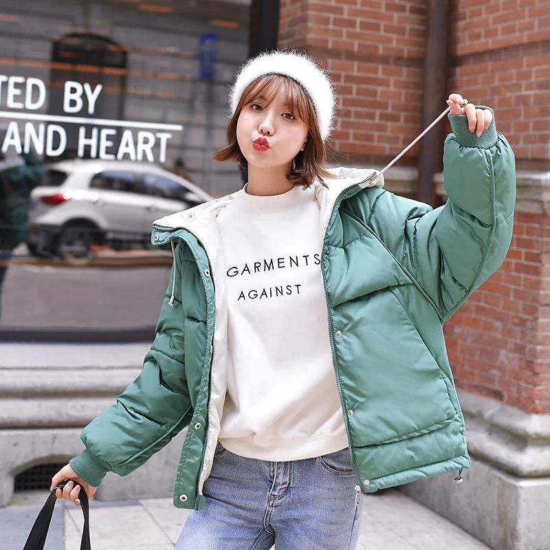 Big Pocket Hooded Solid Parka Jacket Winter Padded Coat 2019 New Women Warm Cotton Winter Womens Overcoat Korea Female Fashion
Big Pocket Hooded Solid Parka Jacket Winter Padded Coat 2019 New Women Warm Cotton Winter Womens Overcoat Korea Female Fashion