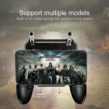 W11+ PUGB Mobile Game Controller Free Fire PUBG Mobile Joystick Gamepad Metal L1R1 Shooter Joystick for IOS Android Phones GT
W11+ PUGB Mobile Game Controller Free Fire PUBG Mobile Joystick Gamepad Metal L1R1 Shooter Joystick for IOS Android Phones GT