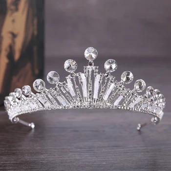 Trendy Silver Color Tiaras And Crown Bride Wedding Women Crystal Rhinestone Hair Jewelry Queen Princess Hair Accessories Pageant
Trendy Silver Color Tiaras And Crown Bride Wedding Women Crystal Rhinestone Hair Jewelry Queen Princess Hair Accessories Pageant
