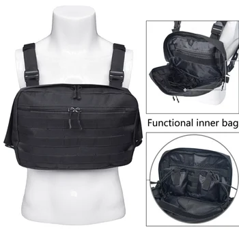 Sport Bags Women Tactical Vest Shoulder Bags Chest Rig Bag Hip Hop Adjustable Pockets Cross Shoulder Multi Functional Bags lady
Sport Bags Women Tactical Vest Shoulder Bags Chest Rig Bag Hip Hop Adjustable Pockets Cross Shoulder Multi Functional Bags lady