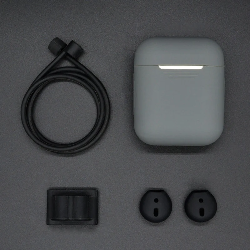 Silicone Case for Airpods Accessories Protective Cover for Airpods Case Skin Anti-lost Strap for Air Pods Case Ear Hooks Holder 
Silicone Case for Airpods Accessories Protective Cover for Airpods Case Skin Anti-lost Strap for Air Pods Case Ear Hooks Holder