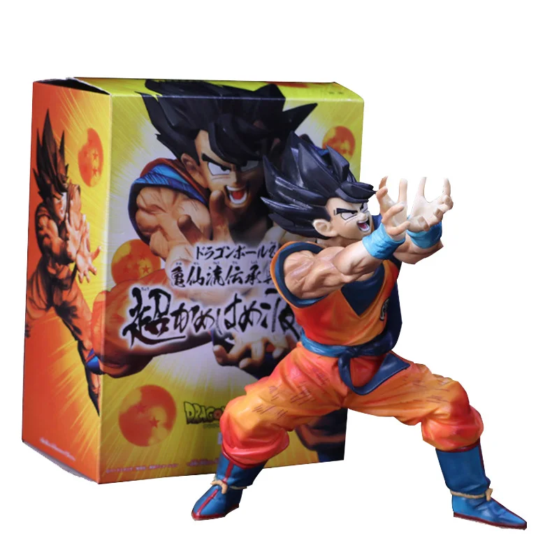20cm Japan Anime Dragon Ball Z Son Goku KAMEHAMEHA PVC Action Figure Black Hair Goku Collection Model Toys
20cm Japan Anime Dragon Ball Z Son Goku KAMEHAMEHA PVC Action Figure Black Hair Goku Collection Model Toys