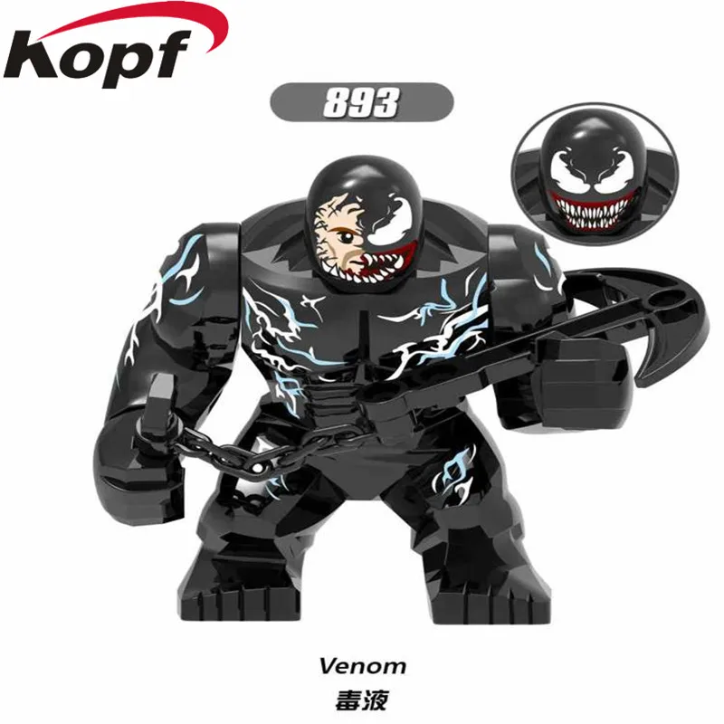 XH 893 Building Blocks 7 CM Big Figures Venom Abomination Hulk Toxin Thanos Hulkpool Bricks Learning Model For Children Toys
XH 893 Building Blocks 7 CM Big Figures Venom Abomination Hulk Toxin Thanos Hulkpool Bricks Learning Model For Children Toys